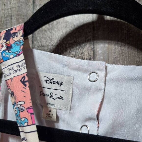 Disney x Pippa & Julie Mickey and Minnie Cartoon Comic Strip Dress - Picture 5 of 6